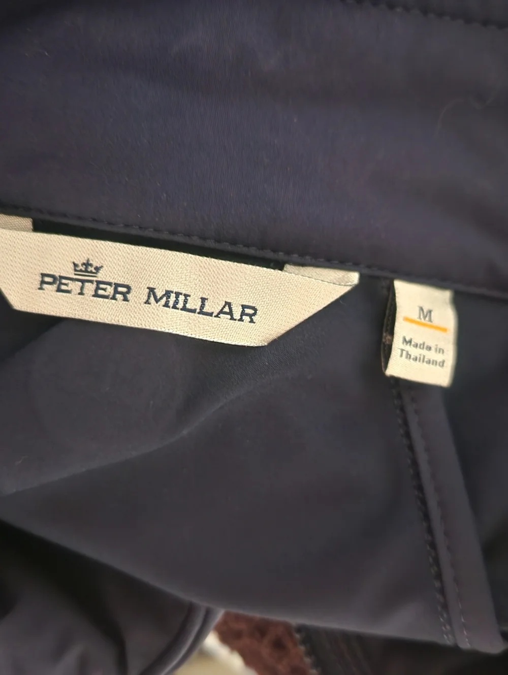 Peter Millar Merge Hybrid Jacket Navy Mens Medium Full Zip Golf